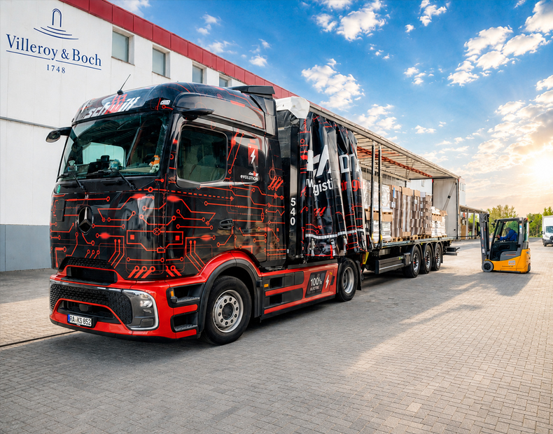 Elektro extrem: Fernverkehr über 1.500 Kilometer per E-Truck