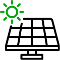 Photovoltaikleistung Icon